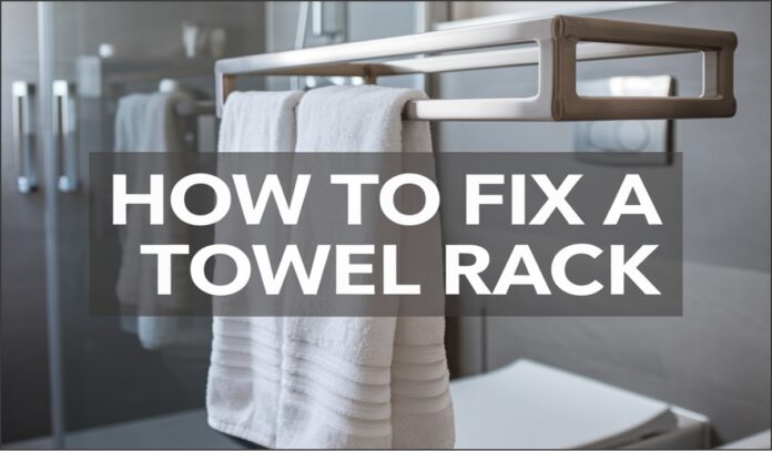 How to Fix a Towel Rack